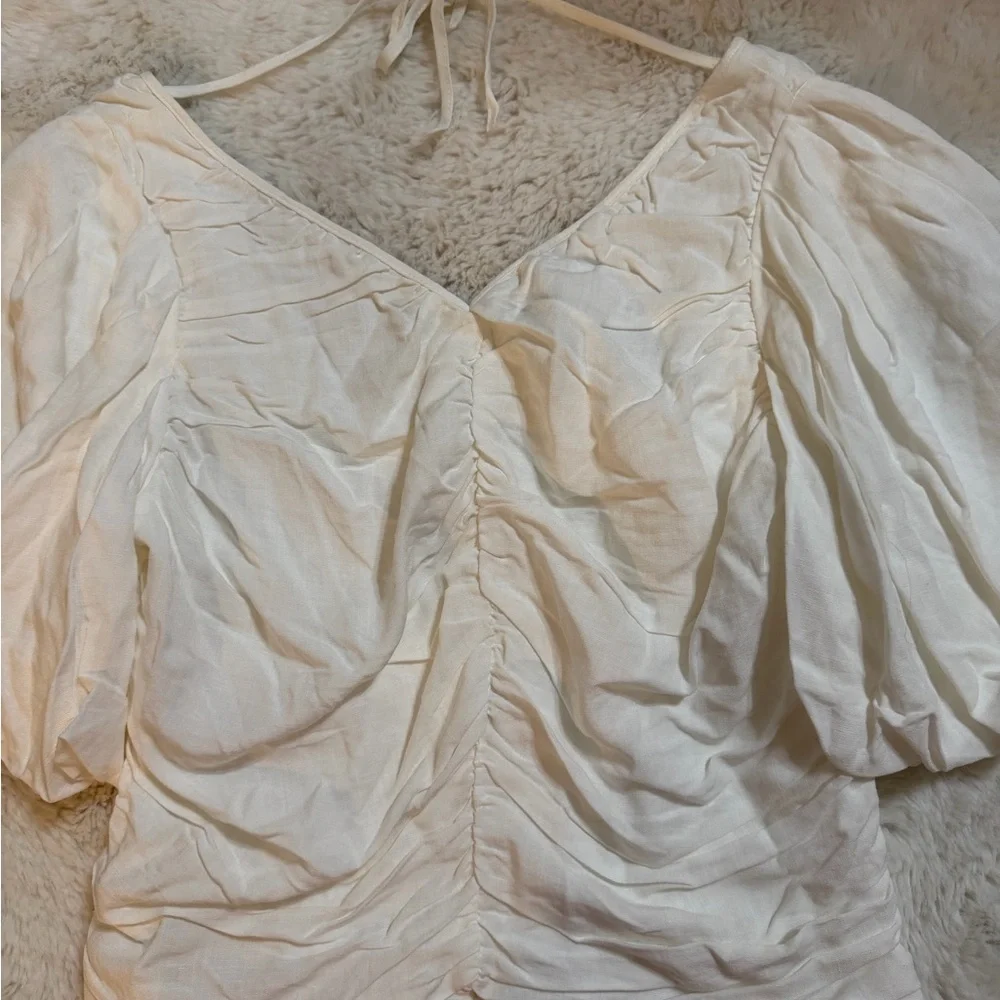 Anthropologie chic cream